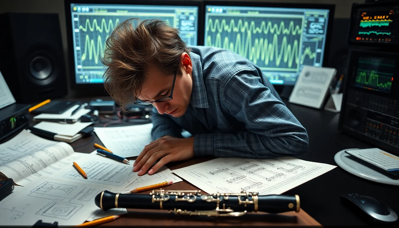 Gersh working on Blues in Blue